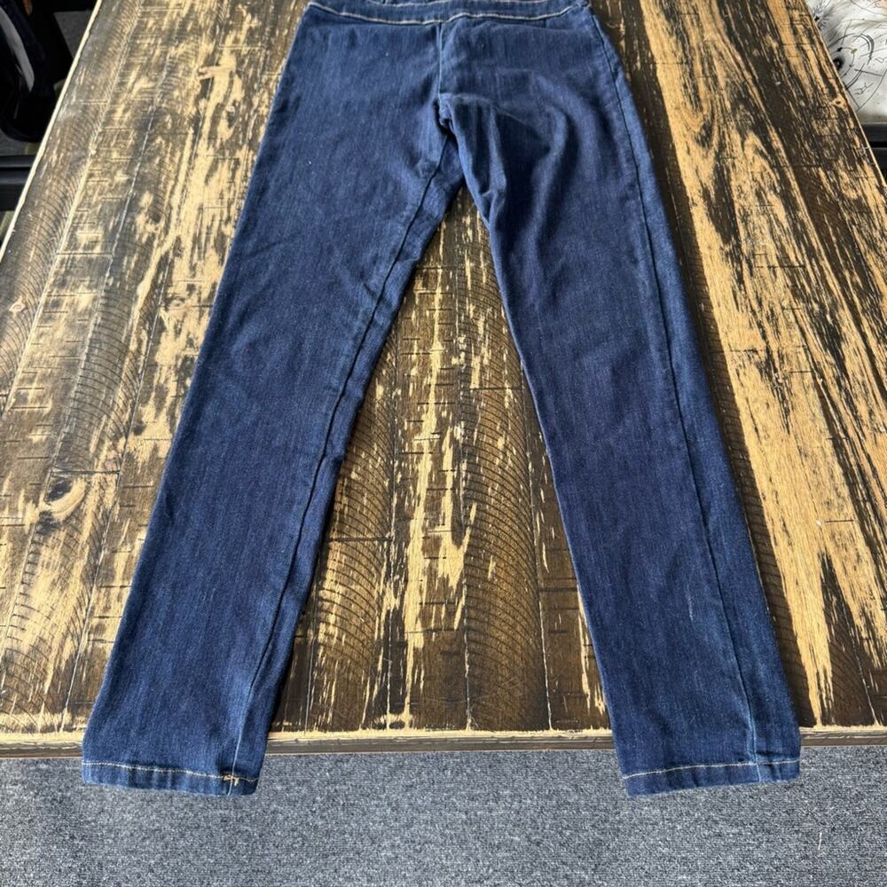 MEBON - Blue Denim Lace-Up Stretch Fitted Jumpsuit - MEDIUM - Picture 4 of 17